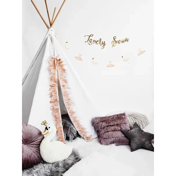 Detský vankúš Labuť 34x35 cm