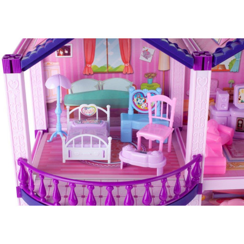 Domček pre bábiky a poníky - ružový