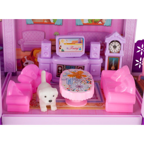 Domček pre bábiky a poníky - ružový