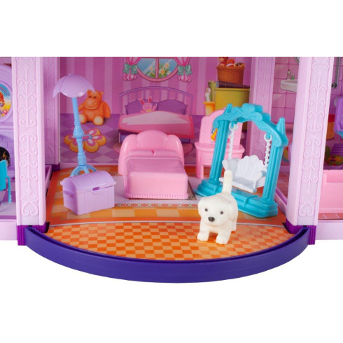 Domček pre bábiky a poníky - ružový