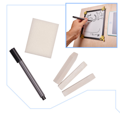 Drevená obojstranná manipulačná tabuľa Zvieratká zoo