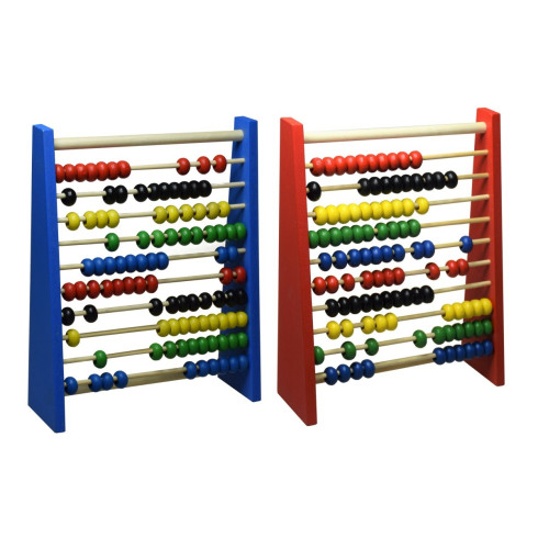 Dřevěné počítadlo - modré