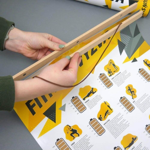 Drevený rám na plagát 41 cm