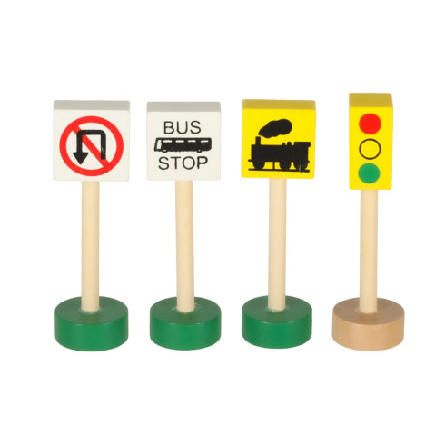 Drevený vlak lokomotíva mesto 69 prvkov