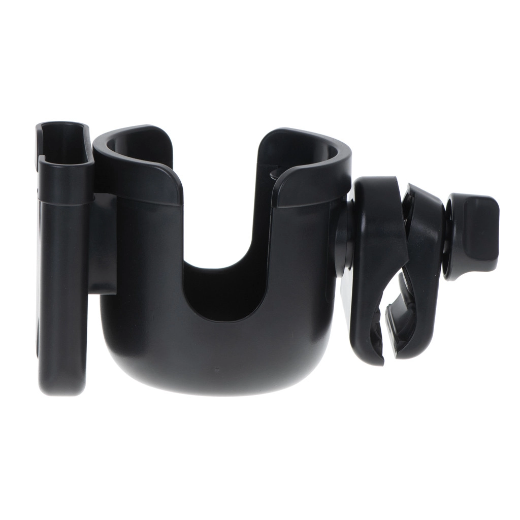 Držák telefonu a láhve na kočárek - černý