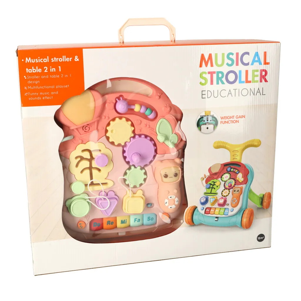 Interaktívne vzdelávacie chodítko - stolík 3v1