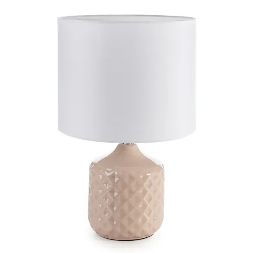 Keramická dekoratívna lampa Kaya zdobená reliéfnym vzorom