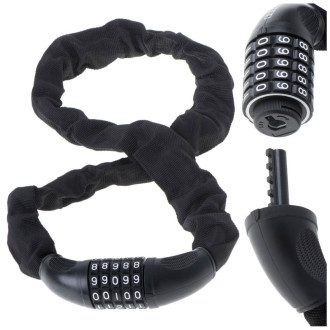 Kódový bezpečnostný zámok na bicykel - 100cm