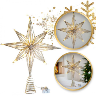 Kovová LED hvězda XXL 27 cm 