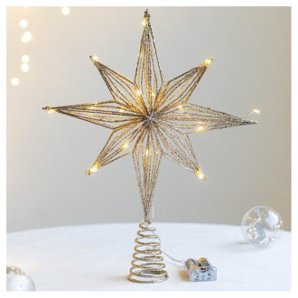 Kovová LED hvězda XXL 27 cm 
