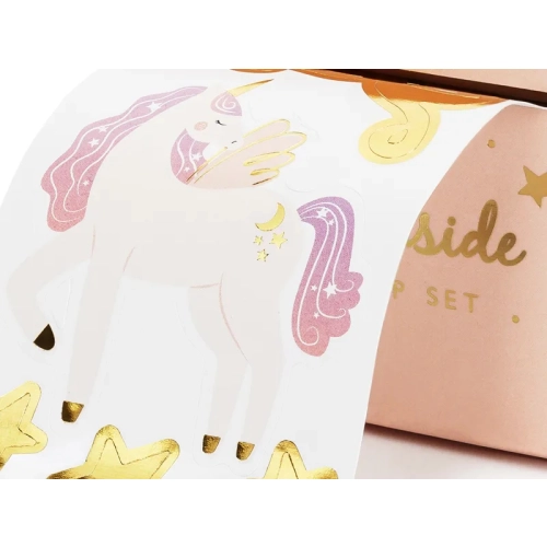 Autocolante creative cu unicorn și mix de modele