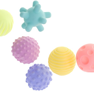 Loptičky senzorické korekčné hračky sada 6 ks