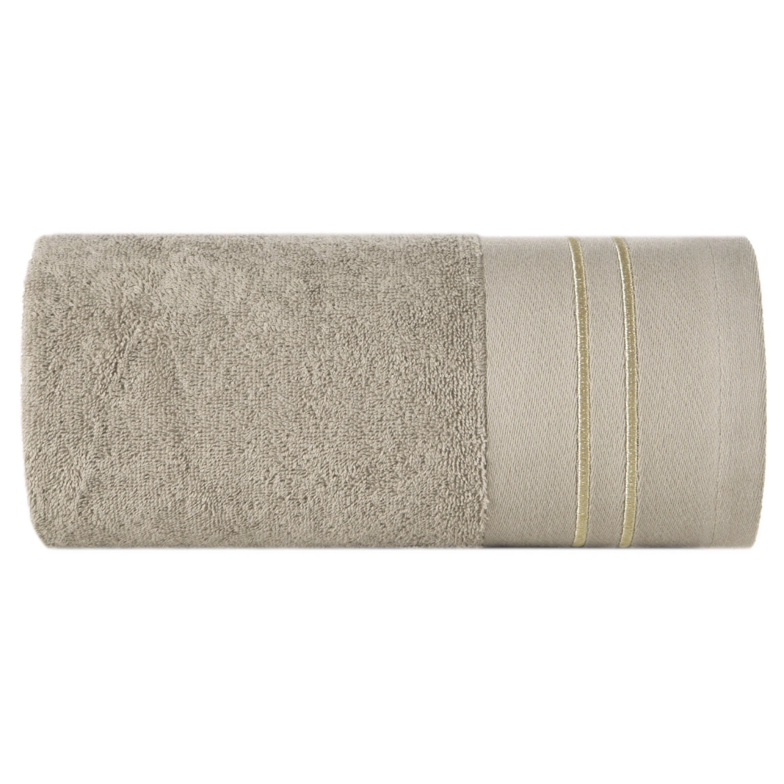 Luxusné bavlnené uteráky Olivia sada 3 ks - 50x90 cm bežové