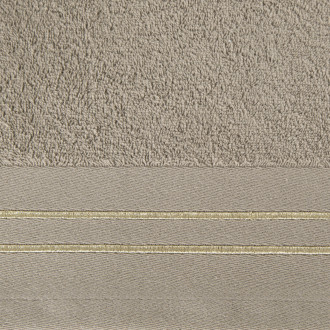 Luxusné bavlnené uteráky Olivia sada 3 ks - 50x90 cm bežové