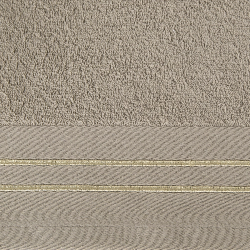 Luxusné bavlnené uteráky Olivia sada 3 ks - 50x90 cm bežové