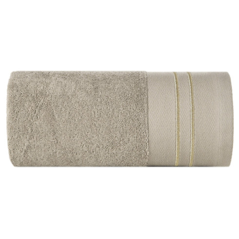 Luxusní bavlněné ručníky Olivia sada 3 ks - 70x140 cm béžové
