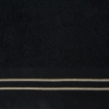 Luxusné bavlnené uteráky Olivia sada 3 ks - 70x140 cm čierné