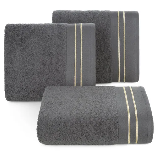 Luxusné bavlnené uteráky Olivia sada 3 ks - 70x140 cm šedé