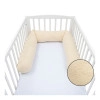Mantinel do postýlky válec 3v1 New Baby Teddy 180 cm - krémový
