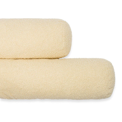 Mantinel do postýlky válec 3v1 New Baby Teddy 180 cm - krémový