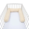 Mantinel do postýlky válec 3v1 New Baby Teddy 180 cm - krémový