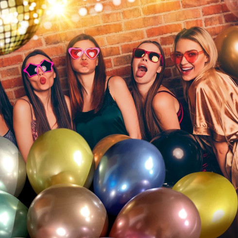 Metalické balóny - 50 ks