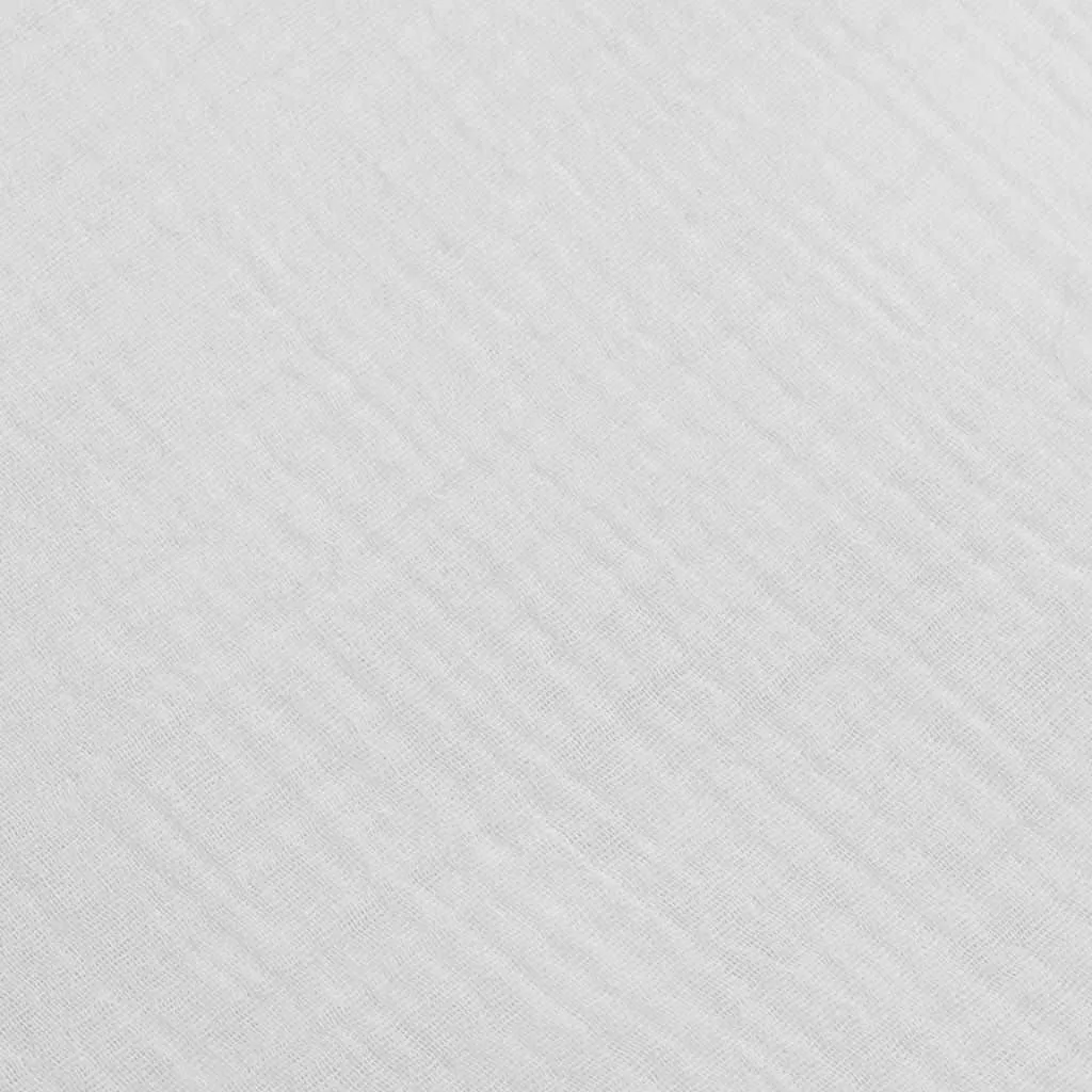 Mušelínový mantinel do postýlky cop New Baby 210 cm - bílý