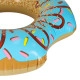 Nafukovací plovací kruh Donut modrý, 107 cm, nosnost 100 kg