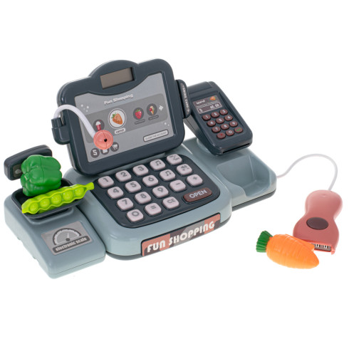 Obchodní pokladna s nákupním košíkem + příslušenství