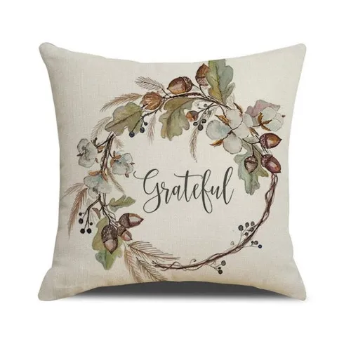 Povlak na polštář 45x45cm Grateful krásný podzim