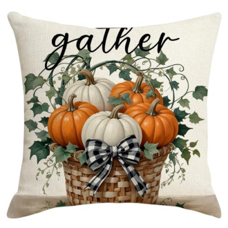 Povlak na polštář Podzimní košík 45×45 cm