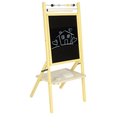 Obojstranná tabuľa na písanie s počítadlom a rolkou papiera - 89 cm