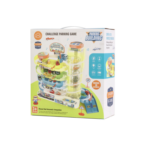 Parkovacia garáž 4 poschodia elektrický výťah + 6 áut