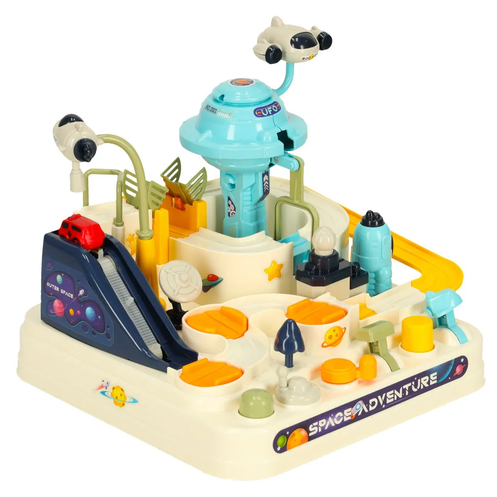 Parkovacia garáž s 3-poschodovým výťahom Space Adventure 2v1