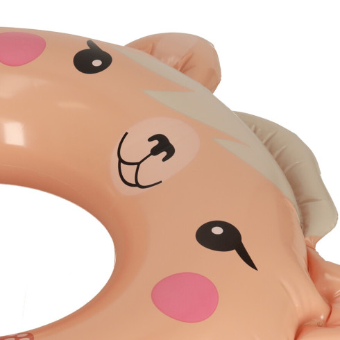 Plávacie koleso Ružové zvieratko, 76 cm, nosnosť 40 kg