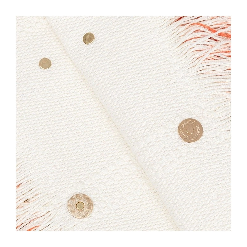 Plážová taška v boho stylu – tyrkysové ombré