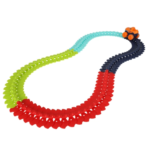 Pretekárska autodráha s autom 102 prvkov