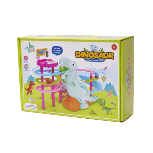 Závodní dráha dinosaurus + zvuky a světla