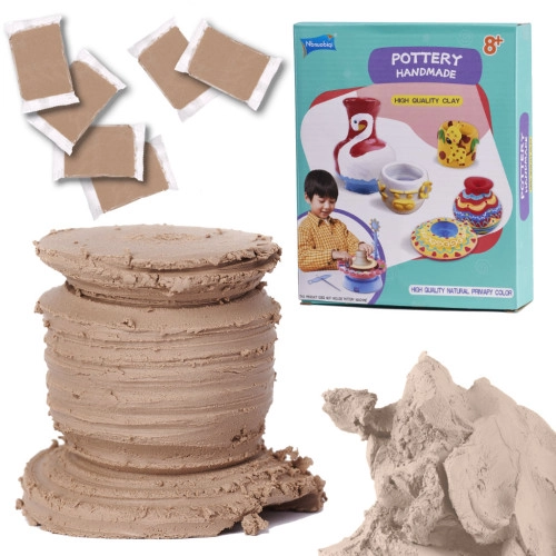 Prírodná hrnčiarska hlina pre deti, 1200 g