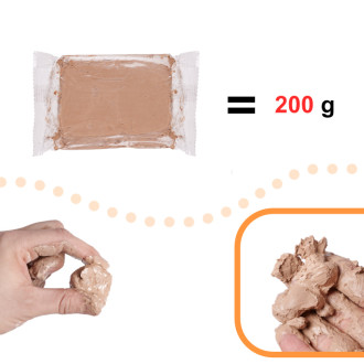 Přírodní keramická hlína pro děti, 1200 g