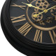 Retro nástenné hodiny s dekoratívnymi pohyblivými prevodmi - 64 cm