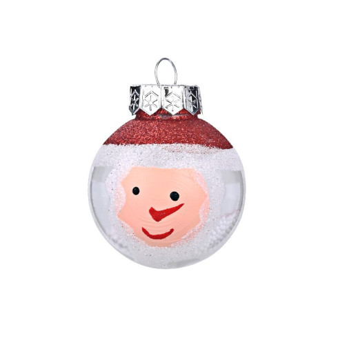 Sada nádherných vianočných gulí Ø: 5cm, 16 ks - červené