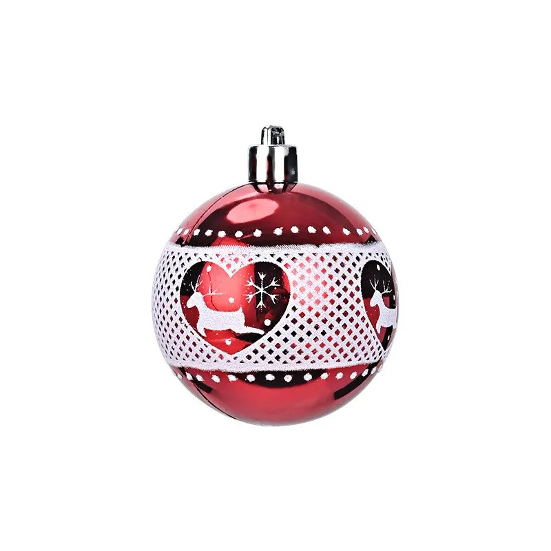 Sada nádherných vianočných gulí Ø: 5cm, 16 ks - červené