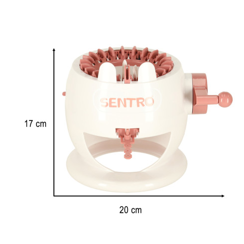 Šicí stroj pletací krosno 22-jehlový + 2 klubíčka příze