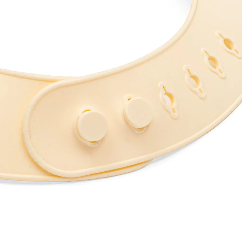 Silikonový bryndák New Baby - béžový