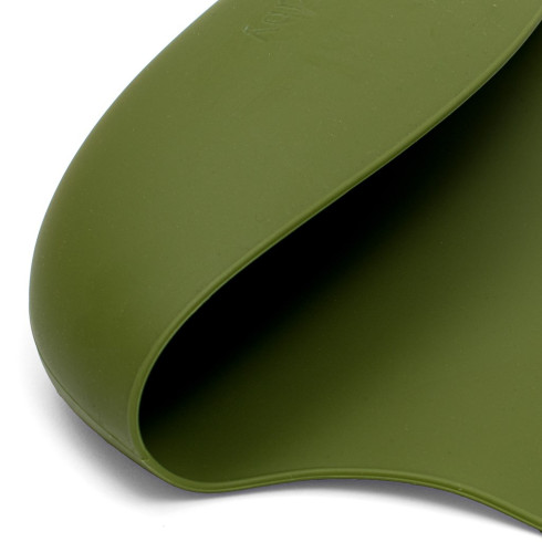 Silikónový podbradník New baby - olivový