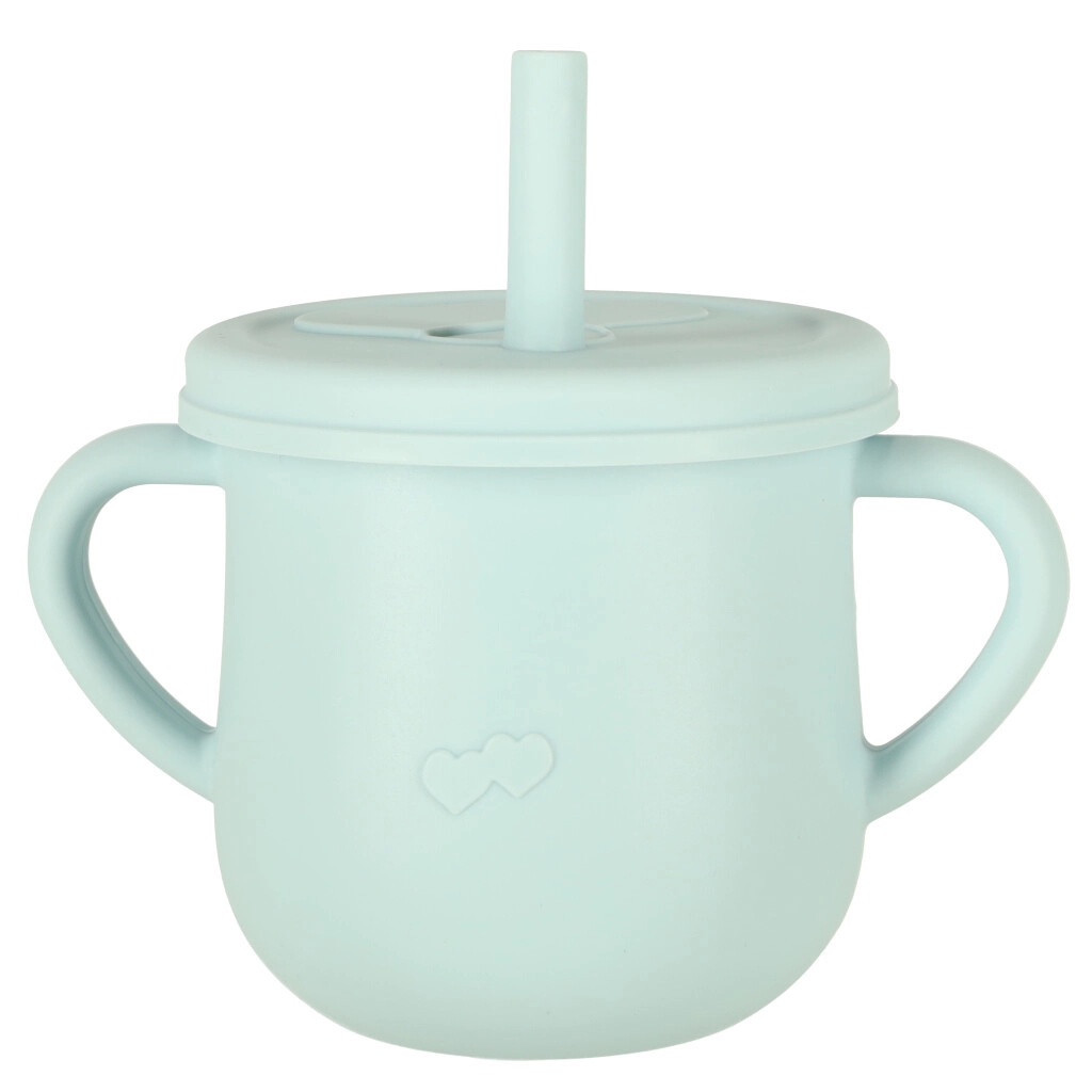 Silikonové nádobí pro děti Krabík sada 9 kusů - modrý