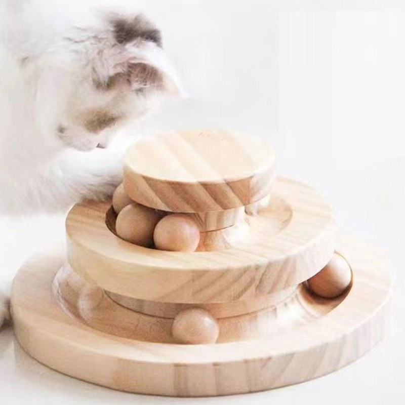 Škrabadlo pre mačky - hračkárske loptičky 4v1, loptičky, pierka