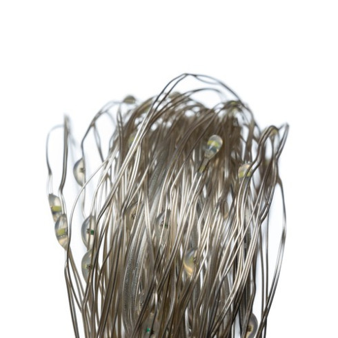 Solárna LED svetelná reťaz - 15m teplá biela