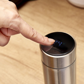 Termoska smart LED 500ml - strieborná